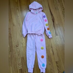 Lola and the Boys Matching Set with Smiley Patches